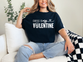 Coffee Is My Valentine Graphic T-Shirt – Soft Unisex Tee | Trendy Shirt for Everyday Wear