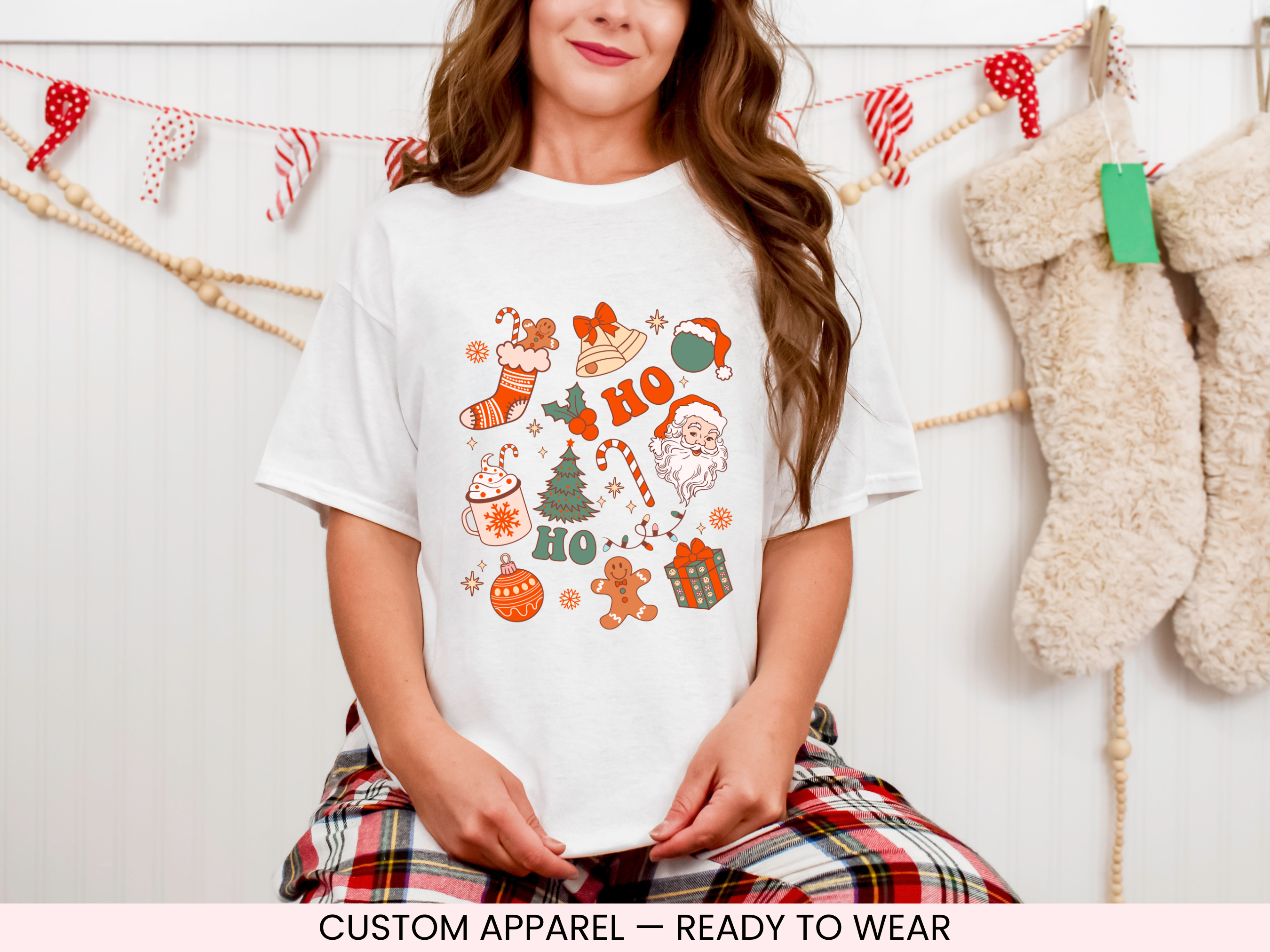 Retro Christmas Graphic T-shirt | Comfy Unisex Christmas Shirt