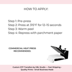Oh What Fun DTF Transfer | Ready to Press Christmas DTF Transfers