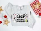 Cozy Christmas Sweatshirt DTF Transfer | Ready to Press Christmas DTF Transfers
