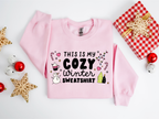 Cozy Christmas Sweatshirt DTF Transfer | Ready to Press Christmas DTF Transfers
