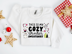 Cozy Christmas Sweatshirt DTF Transfer | Ready to Press Christmas DTF Transfers