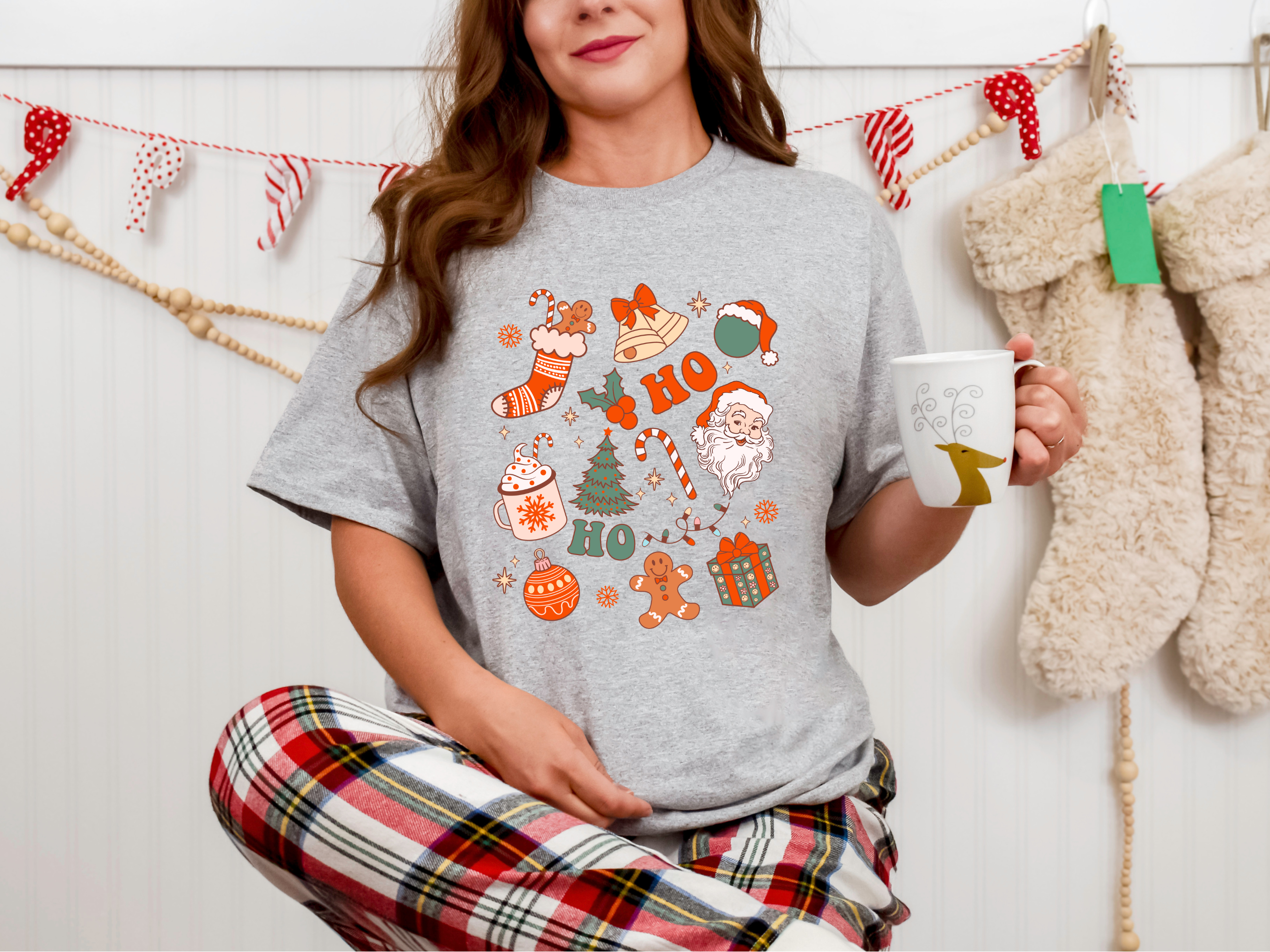 Christmas Retro DTF Transfer | Ready to Press Christmas DTF Transfers