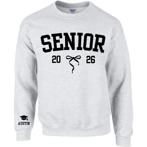 Custom Graduation Sweatshirt – Personalized Grad Crewneck with Name, Year & School | Senior Gift Idea