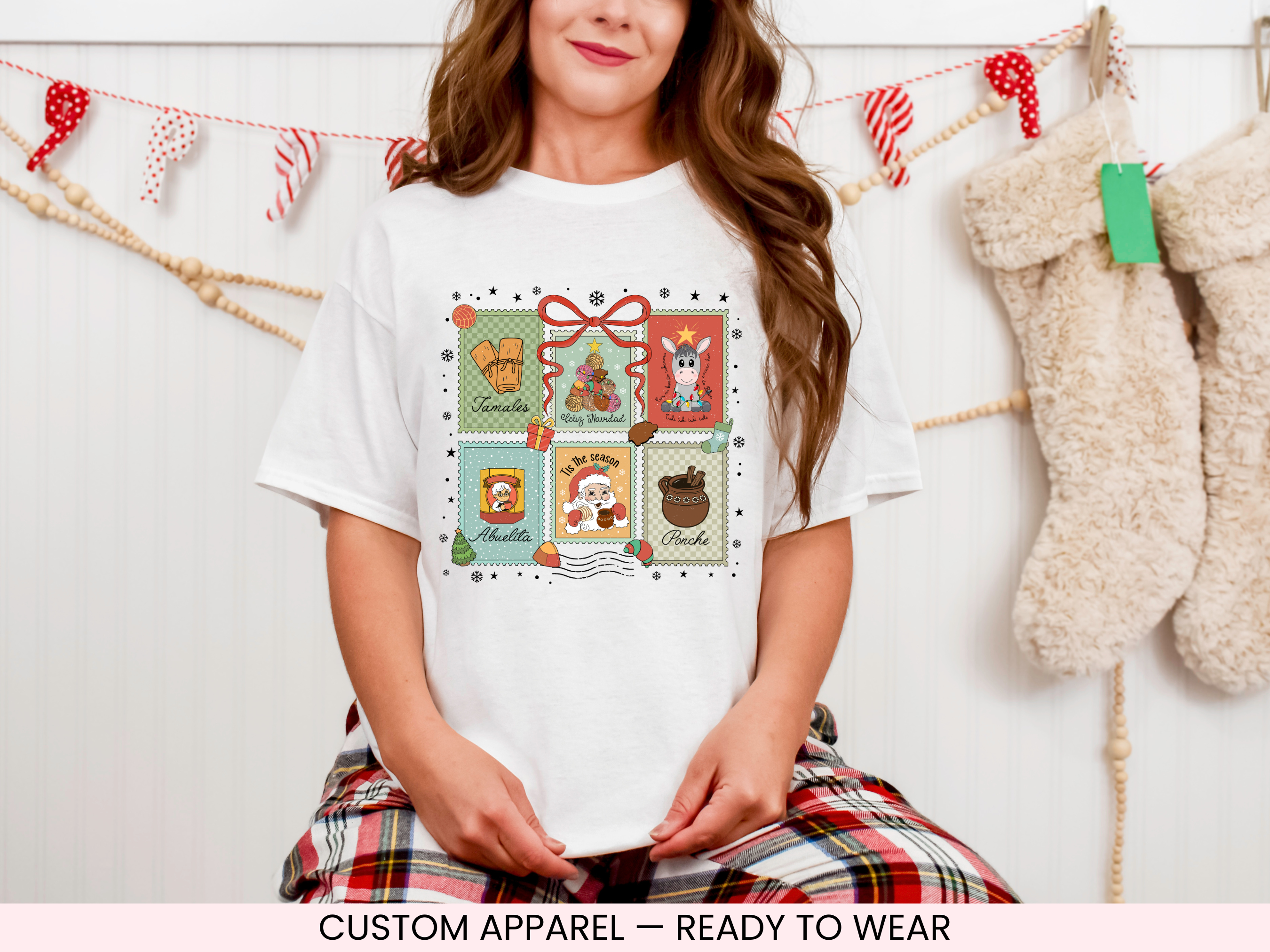 Spanish Christmas Graphic T-shirt | Comfy Unisex Christmas Shirt