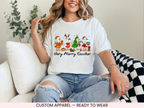 Merry Teacher Christmas Graphic T-Shirt | Comfy Unisex Christmas Shirt