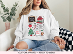 Teacher Christmas Graphic Sweatshirt | Unisex Christmas Crewneck Sweatshirt