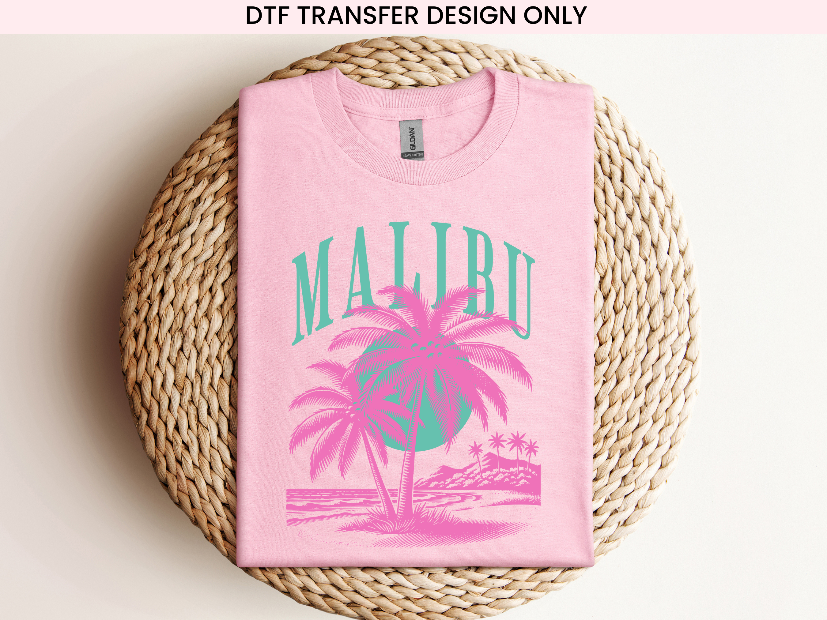Malibu DTF Transfer | Ready to Press DTF Transfers