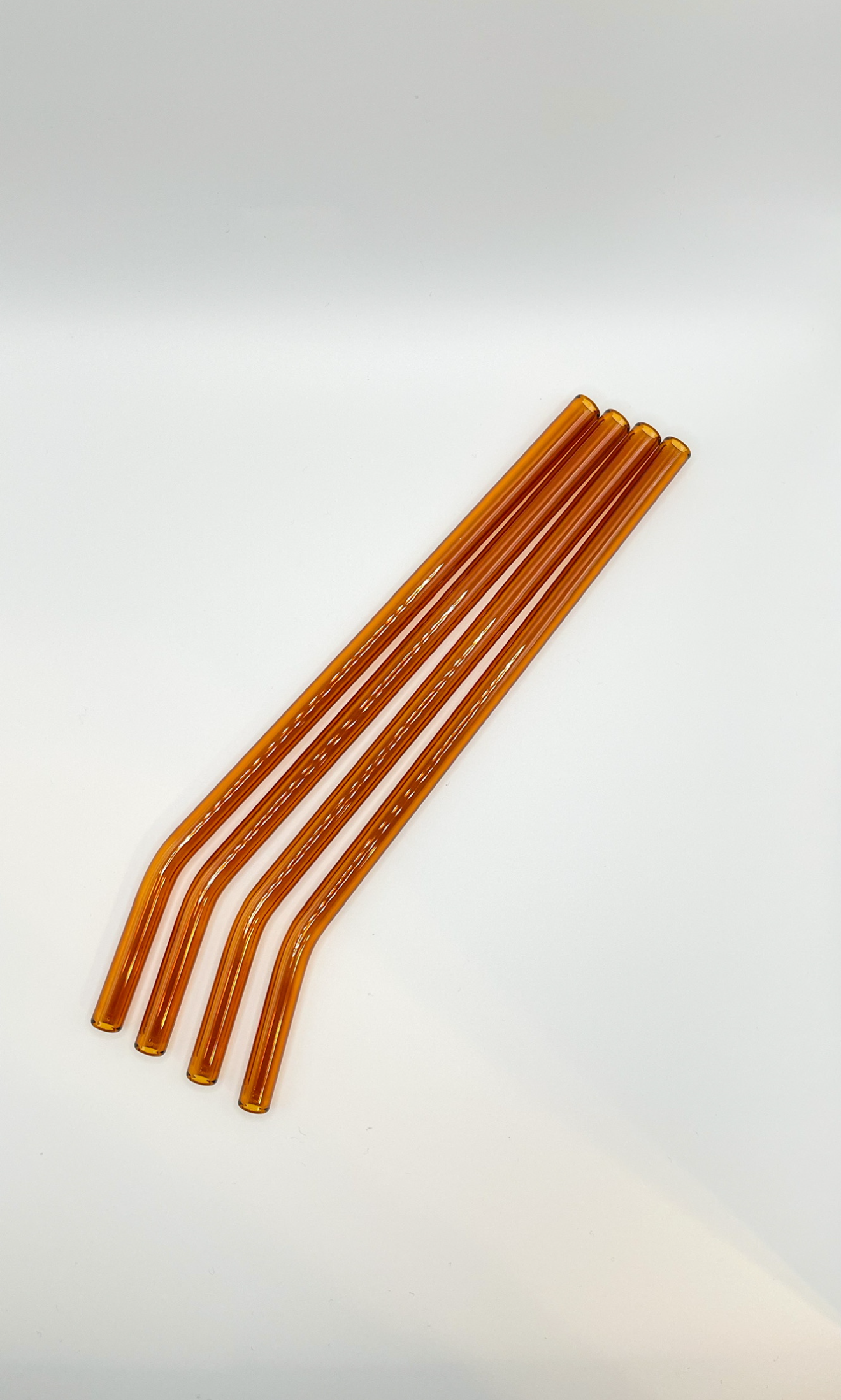 Reusable Glass Straws – Amber, Pink, Green & Clear | Eco-Friendly Straw for Libbey Glass Cups, Tumblers & Iced Coffee
