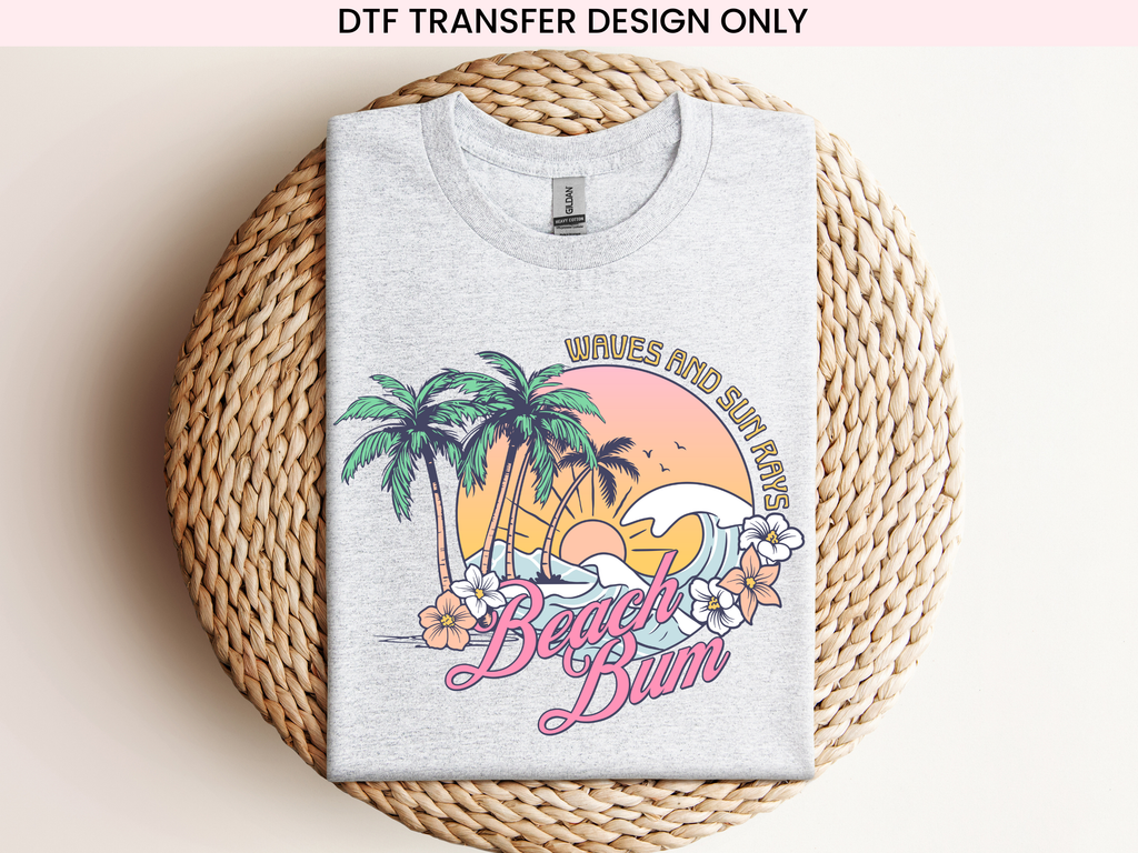 Beach Bum DTF Transfer | Ready to Press DTF Transfers