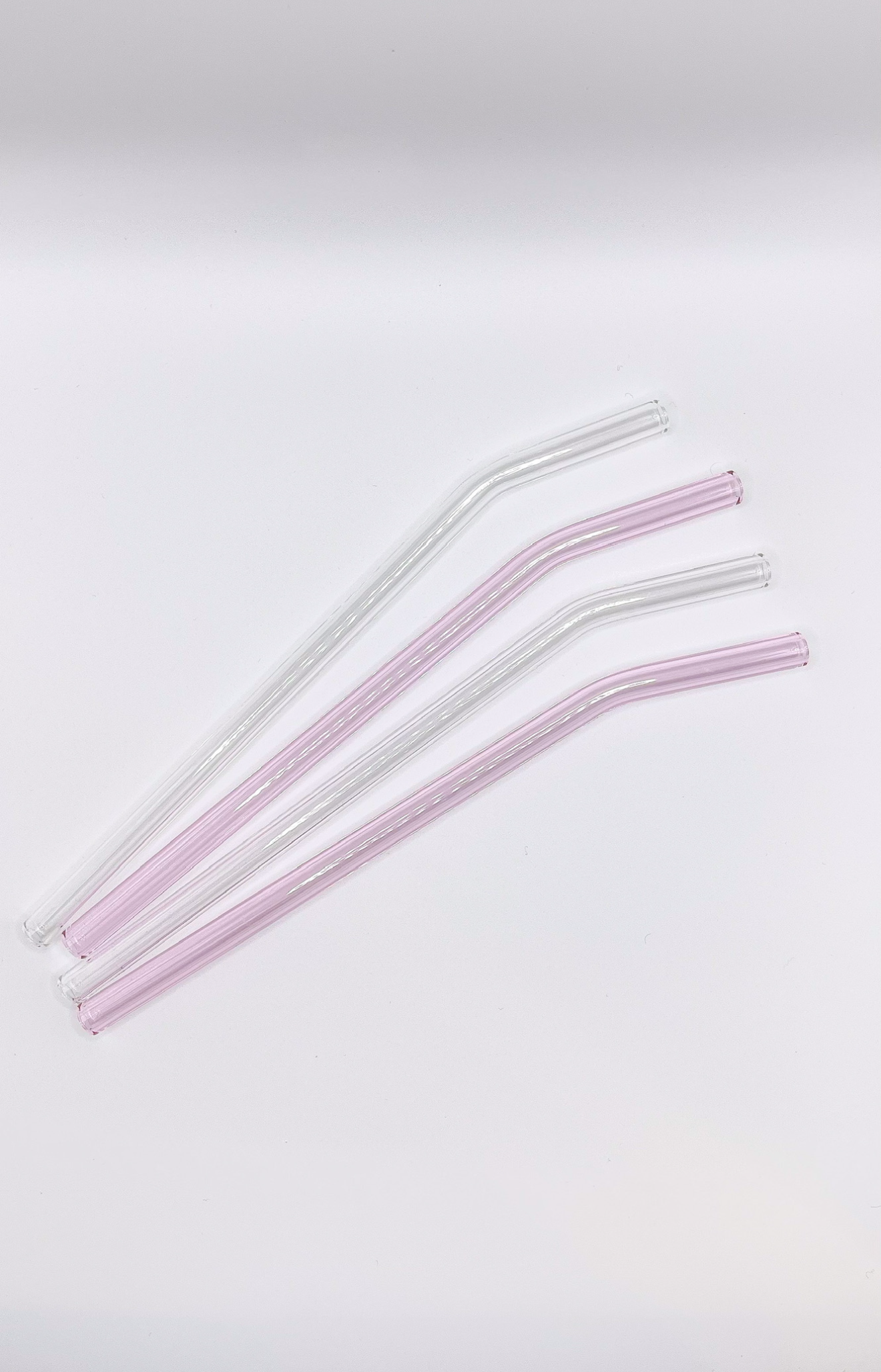 Reusable Glass Straws – Amber, Pink, Green & Clear | Eco-Friendly Straw for Libbey Glass Cups, Tumblers & Iced Coffee