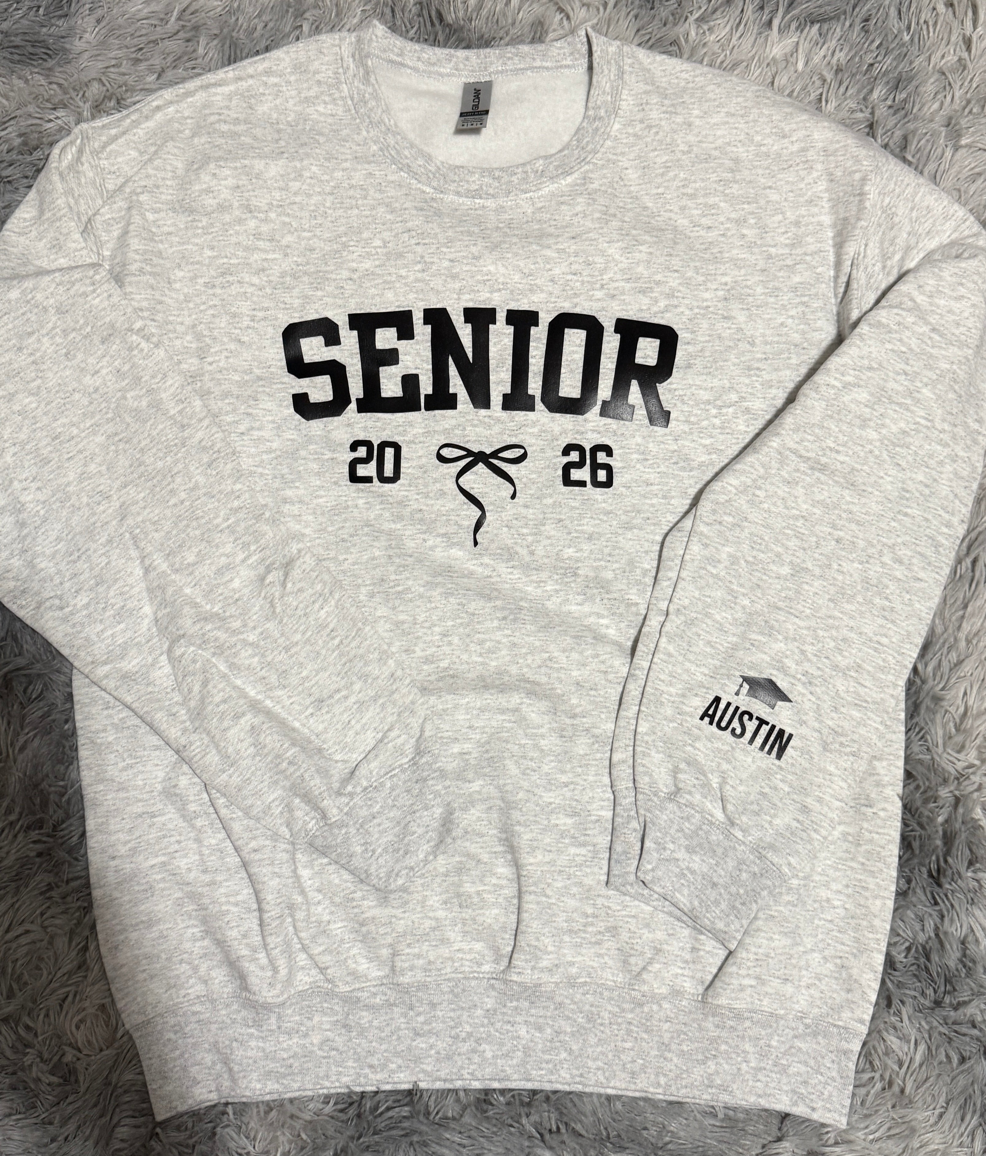 Custom Graduation Sweatshirt – Personalized Grad Crewneck with Name, Year & School | Senior Gift Idea
